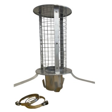 125MM Crown/Bishop Pot Hanging Cowl Stainless Steel