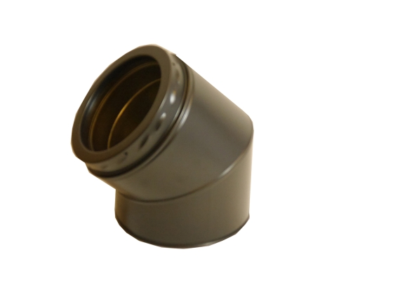 130mm Internal Diameter Nova 30 Degree Elbow - Matt Black