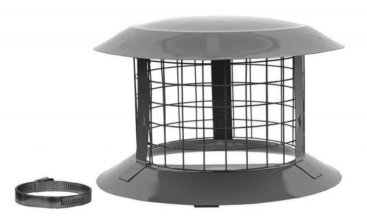 Bird Guard Solid Fuel Stainless Steel Strap Fix (suitable for wood or solid fuel)