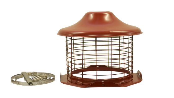 Euro Top Guard Terracotta Stainless Steel Strap Fix (suitable For multi fuel)