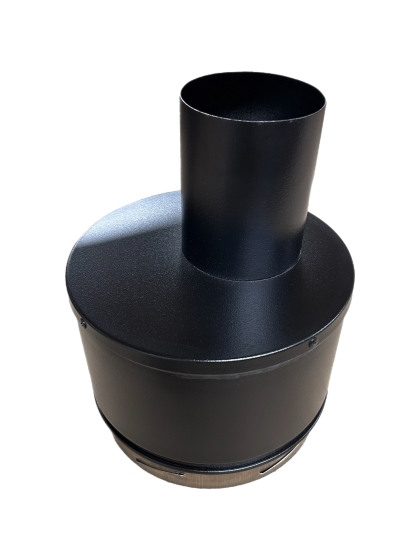 ICID Plus Ecc Starter Adaptor 80mm Dia To 125mm ID Matt Black