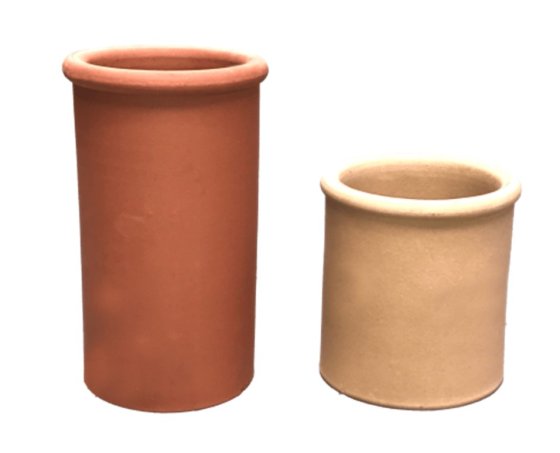 225MM ID X 450MM HIGH ROLL TOP POT BUFF