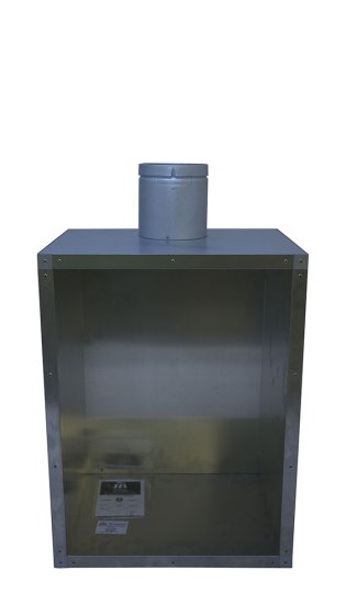 Recessed Gas Flue Box with IL Spigot (0404905)