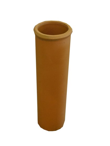200MM Internal Diameter - 900MM High - Beaded Round Parallel - Terracotta 200MM Internal Diameter - 900MM High - Beaded Round Parallel - Terracotta