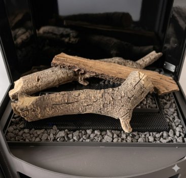 TermaTech Fake Ceramic Log Set