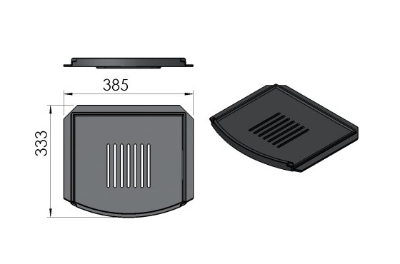 Termatech TT40 Cast Iron Grate