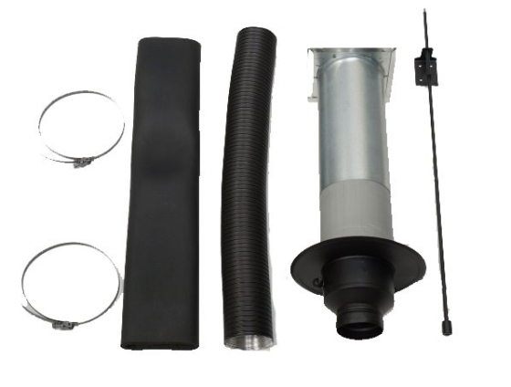 Termatech 80mm Fresh Air Connection Kit With Damper