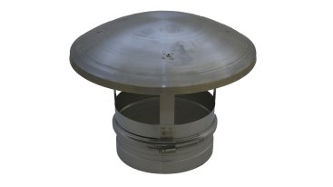 Prima Smooth 150mm Diameter Rain Cap Terminal (Expansion joint needed if going through a stack)