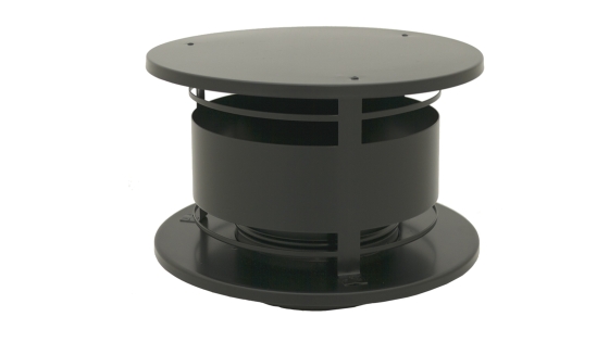 125mm Internal Diameter ICID Plus Anti Splash Terminal - Matt Black 125mm Internal Diameter ICID Plus Anti Splash Terminal - Matt Black