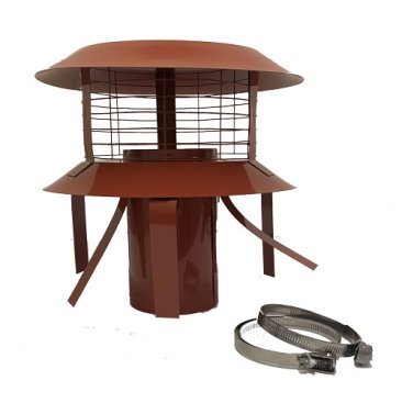 125mm Pot Hanger Cowl (terracotta) For Gas Liner