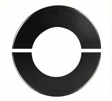 150mm Core 2 Piece Trim Collar 90 Degree