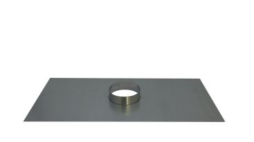 Register Plate With 158mm Diameter Collar - 450mm x 900mm Register Plate With 158mm Diameter Collar - 450mm x 900mm