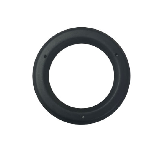 Specvit Matt Black Trim Ring 125mm