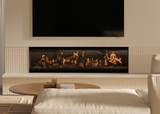 Escea LE1550 Holographic Electric Fireplace