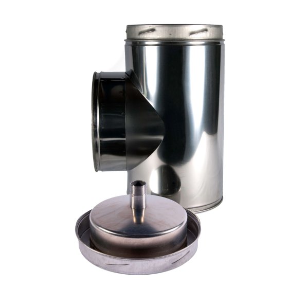 100mm Internal Diameter ICID Plus 90 Degree Tee With Drain Cap 100mm Internal Diameter ICID Plus 90 Degree Tee With Drain Cap