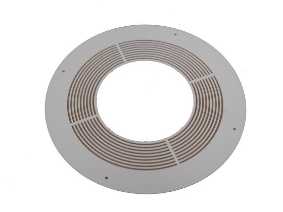 125mm Internal Diameter ICID Plus Ventilated Round Fire Stop - One Piece - White