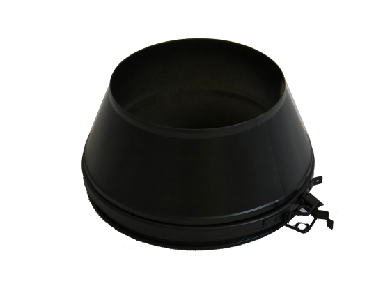 200mm Internal Diameter Nova Top Stub - Matt Black