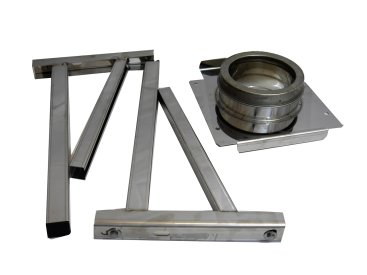 125mm Internal Diameter ICID Plus Adjustable Wall Support - 100mm - 350mm Stand Off