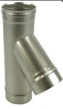 200mm Schiedel ME 135 Degree Tee