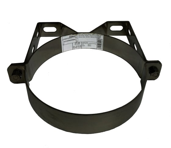 125mm Internal Diameter ICID Plus Structural Wall Band 50mm Matt Black