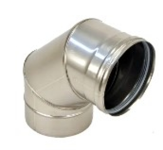 200mm Schiedel ME 87 Degree Bend