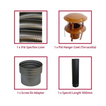 125mm 9 Metre 316 Specflex Pack A