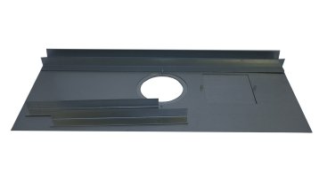 Register Plate 1000mm X 400mm Single Door and Angles Register Plate 1000mm X 400mm Single Door and Angles