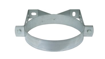 200mm Internal Diameter Nova Wall Band (galvanised) - Internal Use - 50mm Stand Off