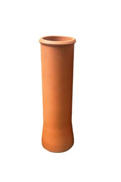 200MM Internal Diameter - 900MM High - Roll Top Tapered - Terracotta
