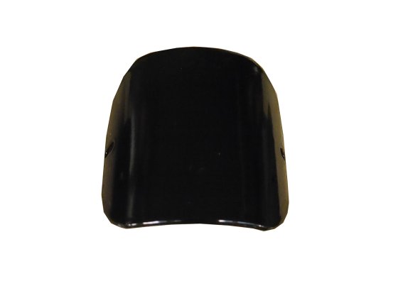 125mm Internal Diameter Matt Black Vitreous Enamel Swept Door MK2 145mm x 100mm