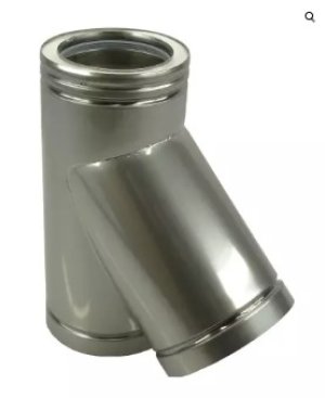 150mm Diameter Schiedel MF 135 Degree Tee