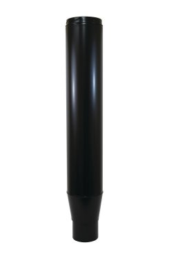 125mm Prima Smooth To ICID Plus starter pipe - 1200mm Long - Matt Black
