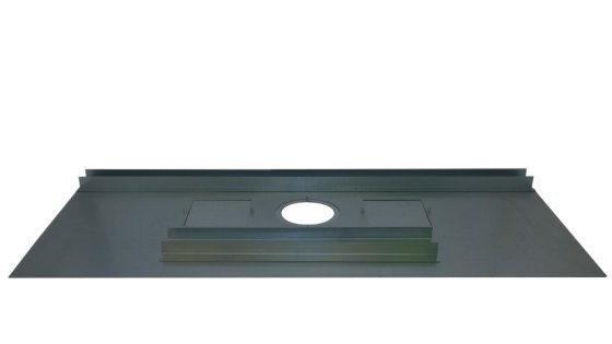 Register Plate - 1230mm x 600mm - With Dual Door and Angles