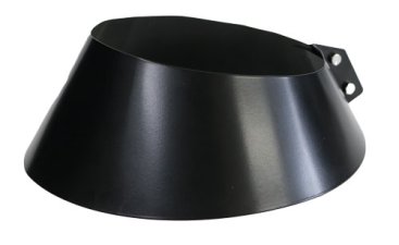 150mm Internal Diameter ICID Plus Angled Storm Collar - Matt Black