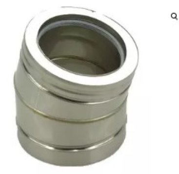 150mm Diameter Schiedel MF 15 Degree Elbow