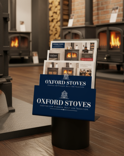 A4 metal brochure stand