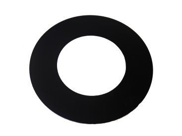 90° Trim Collar One Piece For 125mm Internal Diameter ICID Plus - Matt Black