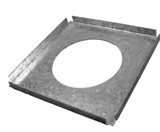 150MM SUPPORT PLATE 340MM SQ 3MM THICK 127694