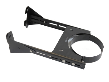 130mm Nova Short Extension Wall Band (55mm-305mm) - Matt Black