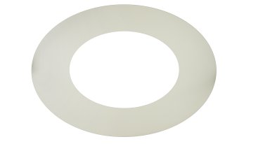 150mm Internal Diameter ICID Plus One Piece 135 Degree Trim Collar - White