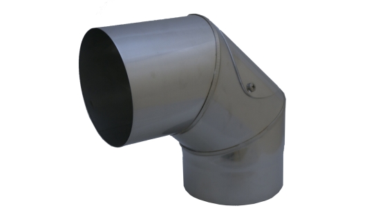 Prima Smooth 180mm Diameter 90 Degree Fixed Bend With Door Prima Smooth 180mm Diameter 90 Degree Fixed Bend With Door