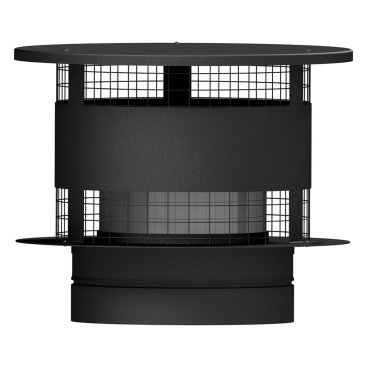 150mm Anti-Spash Anti-downdraught Terminal with 14mm Mesh