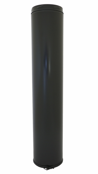 125mm Internal Diameter ICID Plus 960mm Pipe and Locking Band - Matt Black 125mm Internal Diameter ICID Plus 960mm Pipe and Locking Band - Matt Black
