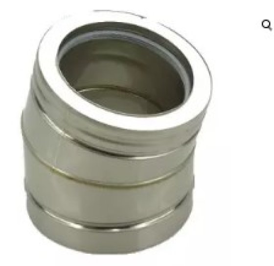 200mm Diameter Schiedel MF 15 Degree Elbow