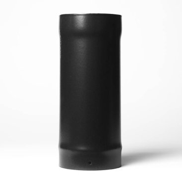 Matt Black Vitreous Enamel 200mm Diameter 600mm Pipe