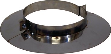 150mm Register Plate Split Collar - Stainless Steel