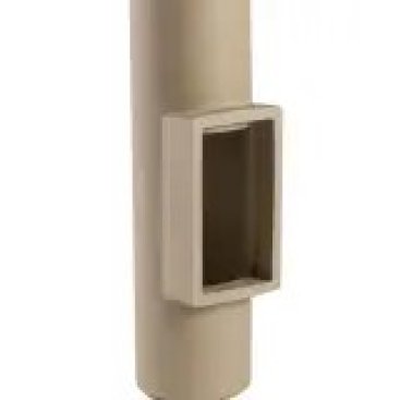 200MM CERAMIC INSPECTION PIPE WITH INNER SOOT DOOR (660MM HIGH)