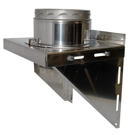 200mm Nova Wall Support Bracket And Plate - Stainless Steel 200mm Nova Wall Support Bracket And Plate - Stainless Steel