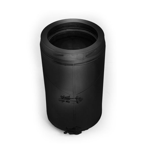 125mm Internal Diameter ICID Plus Inspection Pipe with Test Point (Dry Only) - Matt Black 125mm Internal Diameter ICID Plus Inspection Pipe with Test Point (Dry Only) - Matt Black