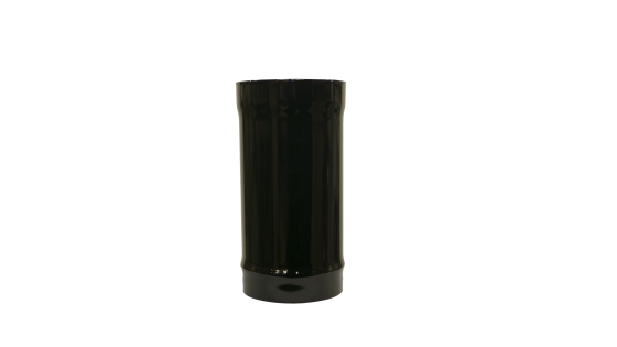 Gloss Black Vitreous Enamel 150mm Diameter 300mm Pipe